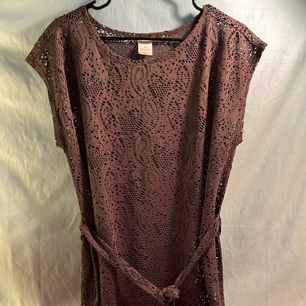 Beach Coverup-Dark Gray-Merona-Size M